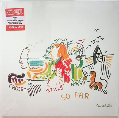 CROSBY STILLS NASH & YOUNG CSNY, So Far The Best of LP (NEW 2018 Vinyl) 1974 RE - Image 1 of 2