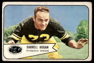 1954 Bowman #37 Darrell Hogan Pittsburgh Steelers Low Grade crease - Picture 1 of 2
