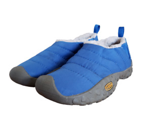 Keen Houser II Blue Synthetic Casual Slippers Fleece lined Shoes Kids Size 1