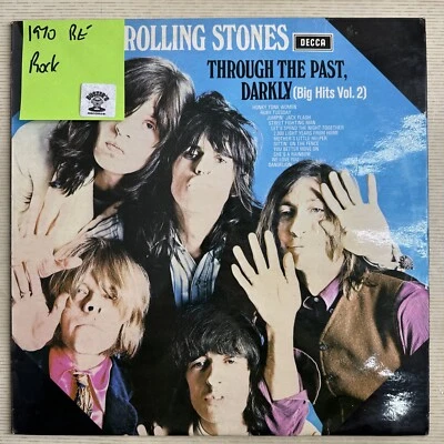 THE ROLLING STONES - THROUGH THE PAST, DARKLY 12” Vinyl Record VG+ Reissue - Image 1 of 4
