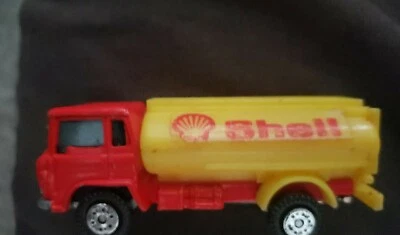 Camiones de acción Yatming Shell petróleo gasolina cisterna GMC COE camión modelo a escala Foto 1 de 4