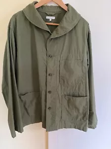 ENGINEERED GARMENTS NEW YORK-GREEN RIP STOP JACKET-MADE IN USA-LARGE - Picture 1 of 9