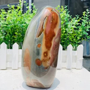 Natural Amazing marine jasper crystal carving jasper halo stone 1760g - Imagen 1 de 11