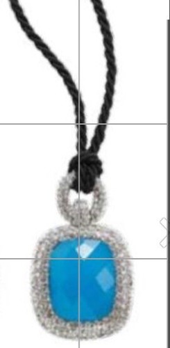 Collana Park Lane "CELINE" gemma blu e cristalli austriaci NUOVA!!!