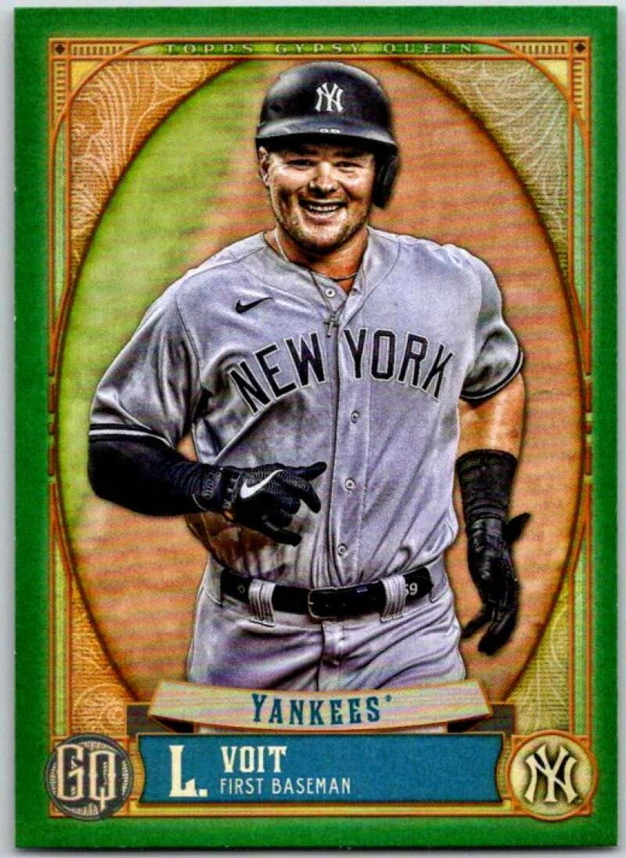 2021 Topps Gypsy Queen Green #300 Luke Voit  New York Yankees V48965 - Image 1 of 2