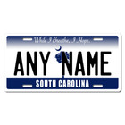 Personalized South Carolina License Plate 5 Sizes Mini to Full Size Free Ship