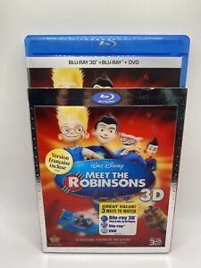 Disney Meet The Robinsons 3D 3-Discs Bluray + Slipcover  (Region Free)