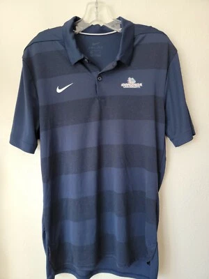 Nike Shirt Gonzaga University Polo Men's Size S Blue Short Sleeve Dri-Fit - Image 1 of 4