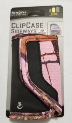 Coldre universal camuflado carvalho musgoso rosa Nite Ize grande robusto estojo clipe lateral - Imagem 1 de 4
