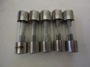 (Paquete de 5) FUSIBLE BUSSMANN AGU 4, 25, 30 o 35 Amp 32 vac 13/32" L x 1-1/2" W NOS - Imagen 1 de 6