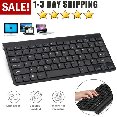 Mini Wireless Keyboard And Mouse Set Waterproof 2.4G For MAC Windows PC Computer - Image 1 of 4