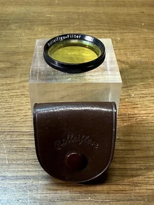 ROLLEIFLEX filtre, filter Hell, jaune, N°557759, pour objectif, étui d'origine - Picture 1 of 4