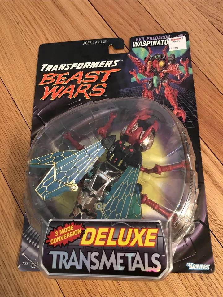 Transformers Beast Wars Deluxe Transmetals Waspinator Action Figure 1997