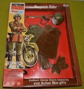 ORIGINAL VINTAGE ACTION MAN CARDED PALITOY DESPATCH DISPATCH RIDER (A) - Picture 1 of 1