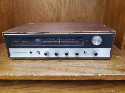 Receptor Estéreo Allied Modelo 426 AM FM Estéreo Acabado Madera Simulado Años 70 De Colección Foto 1 de 4