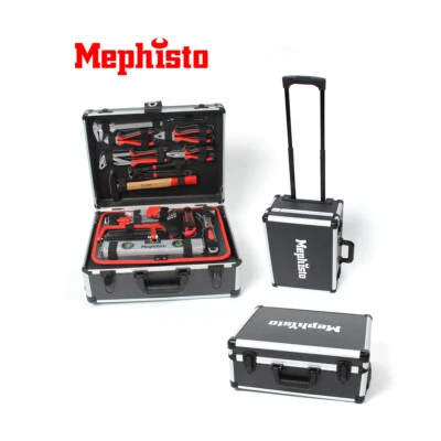 MEPHISTO TOOLS Werkzeugkoffer Werkzeugtrolley Werkzeugbox mit Werkzeug Set Premium