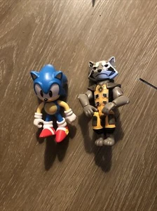 sonic the hedgehog action figure lot disney toybox rocket raccoon marvel legends - Picture 1 of 5