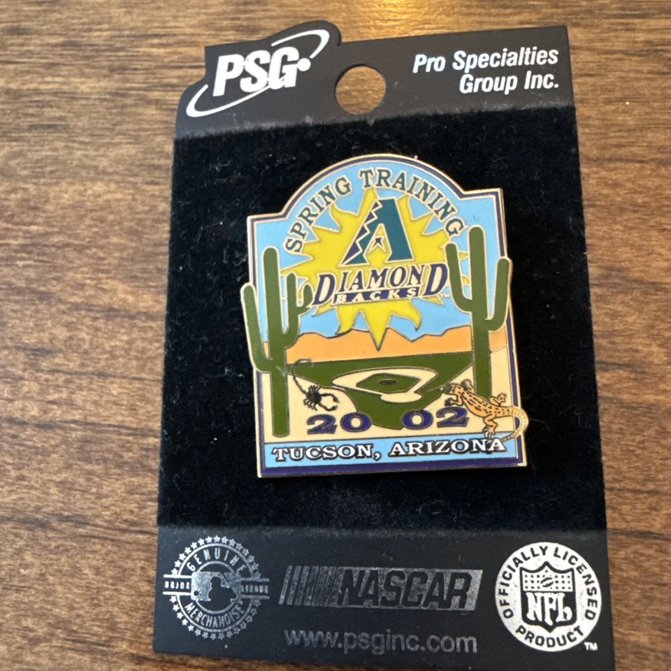 Arizona Diamondbacks Tucson Arizona Spring Training 2002 MLB Lapel Pin New - Image 1 of 1