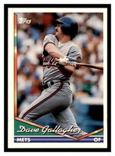 1994 Topps #274 DAVE GALLAGHER New York Mets ~D5E