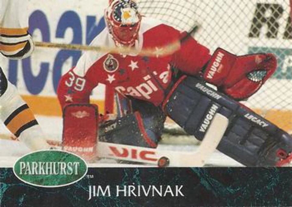 #430 Jim Hrivnak - Washington Capitals - 1992-93 Parkhurst Hockey - Image 1 of 1
