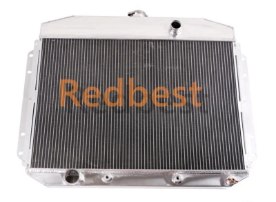 Radiador de 3 filas para camioneta Ford serie F 1961 62 63 64 base estándar 5,9 L aluminio Foto 1 de 4