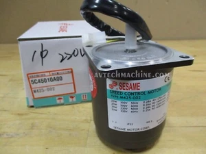 M425-002 Sesame Induction Motor Variable Speed With Round Shaft 220V - Picture 1 of 3