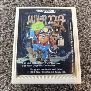 Cartucho auténtico Miner 2049er Atari 2600 solamente - Imagen 1 de 3
