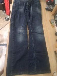 Zara Man Jeans Blau Denim Distressed 34x33 Reißverschlusstaschen Medium Wash - Bild 1 von 24