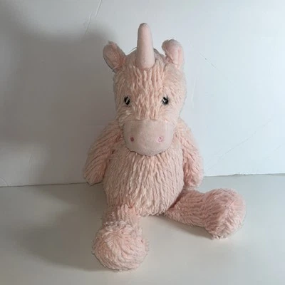 Manhattan Toy Company розовый плюшевый единорог шениль 15 дюймов мягкие жесткие глаза 2016 - Изображение 1 из 4