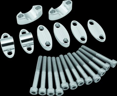 BikeMaster 铝制车把 Riser 1 英寸银色 152270 — 第 1/4 张图片