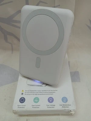 AOGUERBE para bateria Magsafe, banco de potência magnético de 10000mAh #TX1113i - Imagem 1 de 4