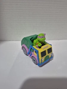 Vintage Teenage Mutant Ninja Turtles Donatello Pull Back Car Toy - Picture 1 of 5