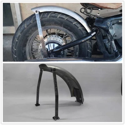 Steel Metal Motorcycle Rear Fender Mudguard For Honda Shadow 400 600 VLX 400 600 Foto 1 de 4
