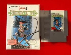 Castlevania 2 Simons Quest | Nintendo NES 1987 | Juego Aut&eacute;ntico con Caja Protectora