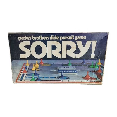VINTAGE Sorry COMPLETE Parker Brothers 1972 Classic Board Game - Image 1 of 4