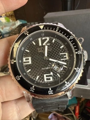 Ritmo MVNDO mundo 自动男士腕表 311-1 碳纤维 Hercules 完好黑色 — 第 1/4 张图片