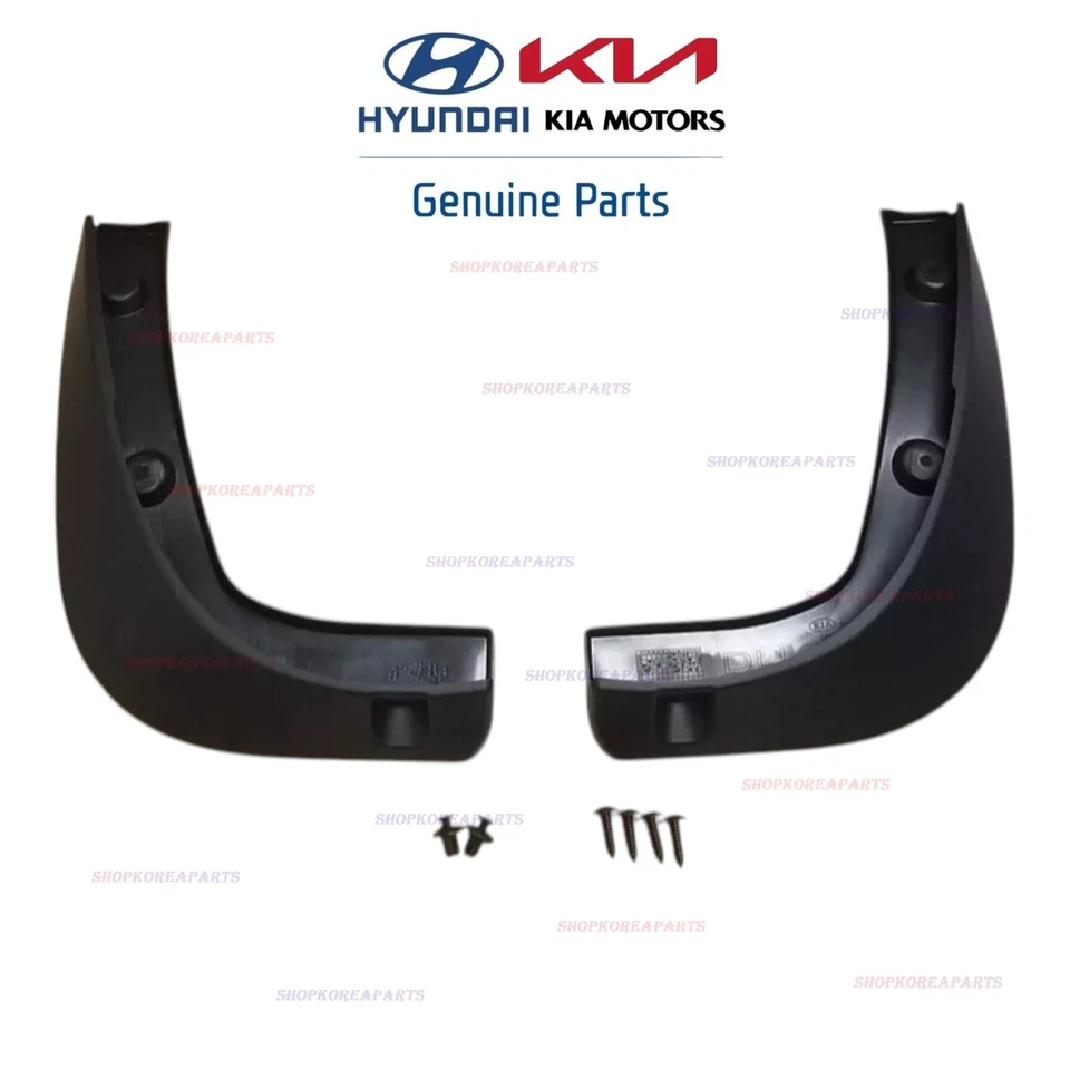 SE ADAPTA A: 14 - 16 KIA SOUL PROTECTOR CONTRA SALPICADURAS TRASERO JUEGO DE GUARDABARROS OEM NUEVO Foto 1 de 4