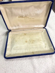 Vintage Velvet & Satin Jewelry Presentation Box-illusion Exclusive  - Picture 1 of 5