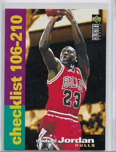 Lista de verificación de Michael Jordan Bulls 1995-96 Upper Deck Collectors Choice #210 - Imagen 1 de 2