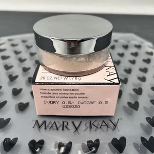 Mary Kay Mineral Powder Foundation Ivory 0.5 Discontinued 028020 New FAST SHIP - Picture 1 of 2