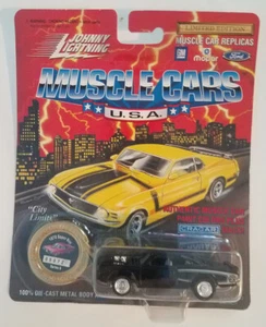 1994 Johnny Lightning Muscle Cars 1970 Super Bee Black - Picture 1 of 7