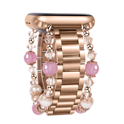 Correa de reloj de metal 42/44/45/49 mm para iWatch Series 8 7 6 5 4 3 2 38/40/41 mm Foto 1 de 4