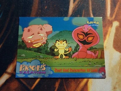 NM Topps Rest and Relaxation at Last 49 Pikachu's Vacation, Holo Movie, Pokemon - Image 1 of 2