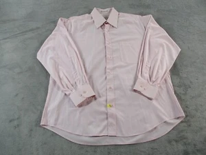 Modena Dress Shirt Mens Regular 16.5 32/33 Pink Long Sleeve Point Collar GUC - Picture 1 of 9