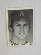 1975 TCMA Minor League Quad-City Angels John Roslund M2