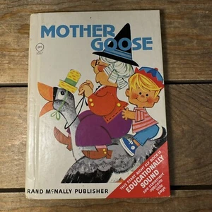 Mother Goose 1967 Rand McNally Children’s Book Illustrator Anne Sellers Leaf - Picture 1 of 11