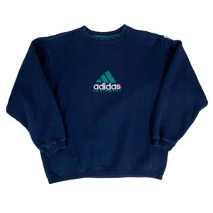 Sudadera Adidas Equipment Vintage Años 90 Azul Marino S M - Imagen 1 de 4