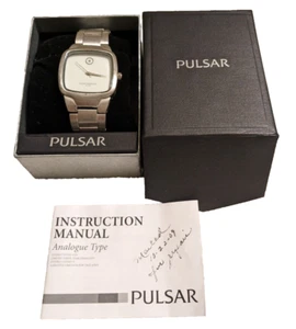 Pulsar, men's TB55A watch, metal band, analogue type. - Picture 1 of 3