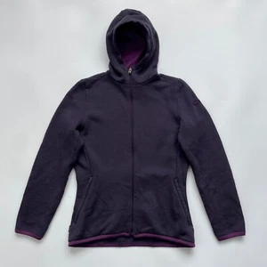 Icebreaker 320 Realfleece Merino Wool Full Zip Jacket Hoodie Women's Ladies sz M - Picture 1 of 14
