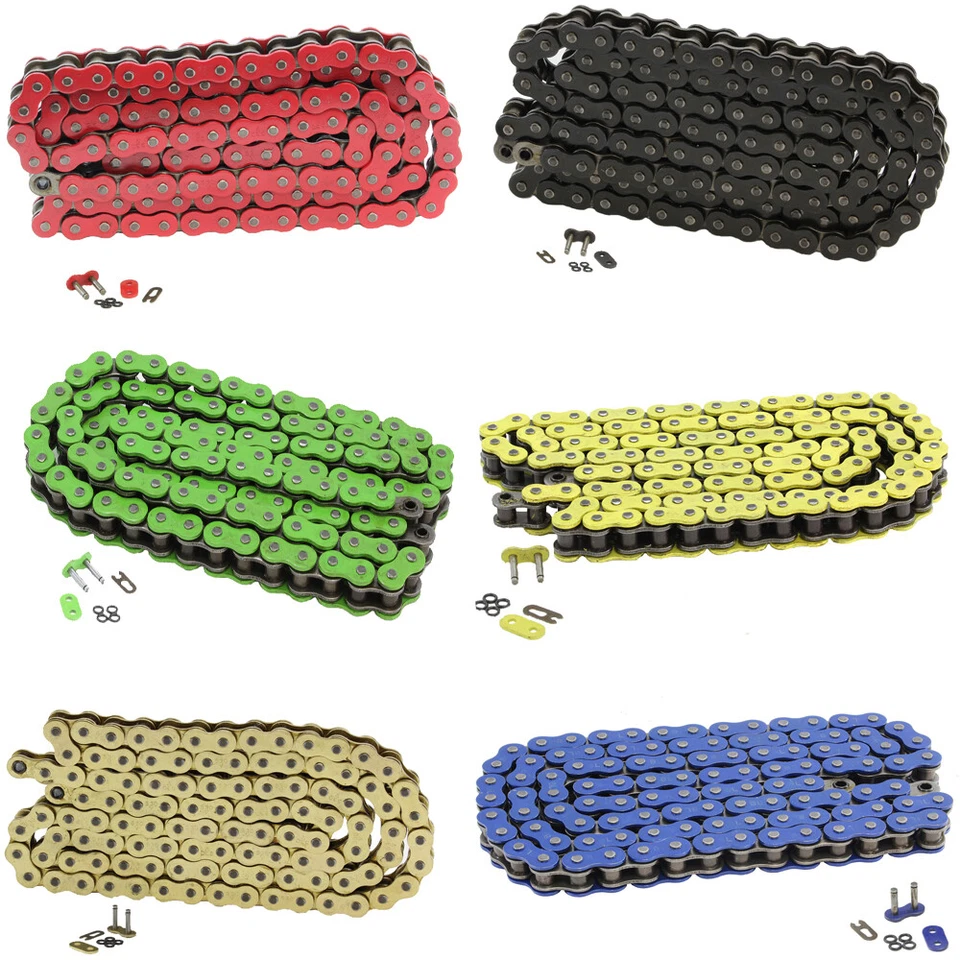 520 Motorcycle O-Ring Chain 120 Links for Suzuki Husqvarna Husaberg KTM Kawasaki - Image 1 of 1